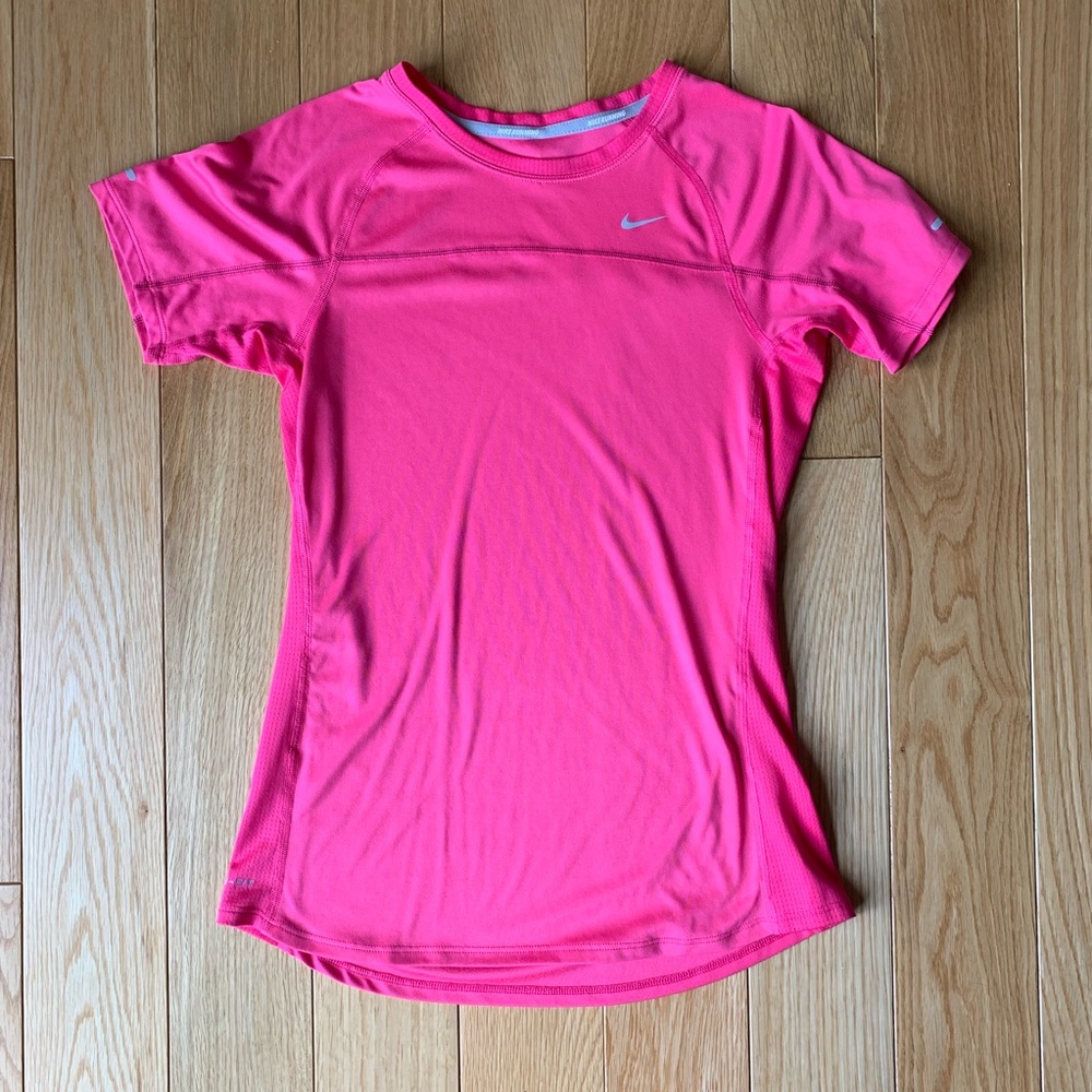 Nike Dri-Fit Pink Running Tee